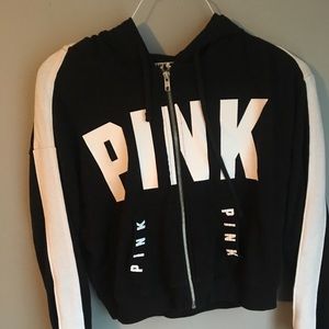 PINK black and white jacket
